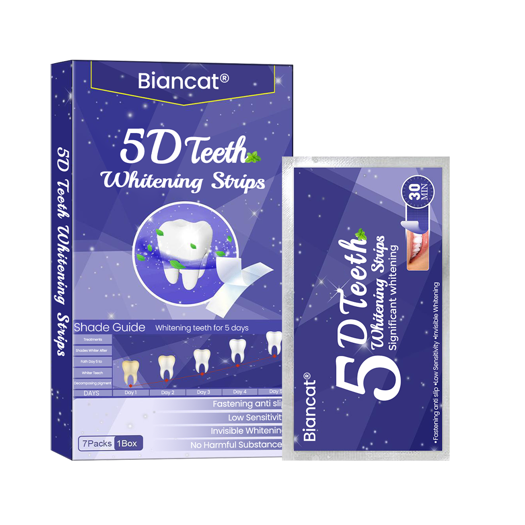 Biancat® 5D Teeth Whitening Strips✨
