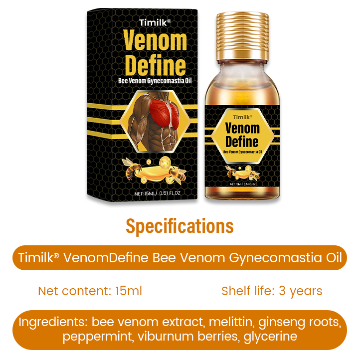 Timilk® VenomDefine Bee Venom Gynecomastia Oil