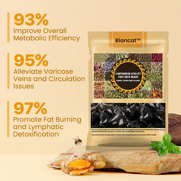 Biancat® LymphoHerb Vitality Foot Bath Beads🌟