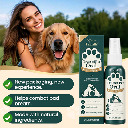 Timilk® TrustedPet Oral Care Spray - Easy Daily Dental Support