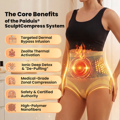 Paiduis® SculptCompress Moringa Berberine 4-in-1 Micro-Particle Fat-Burning Shorts🔥🔥🔥