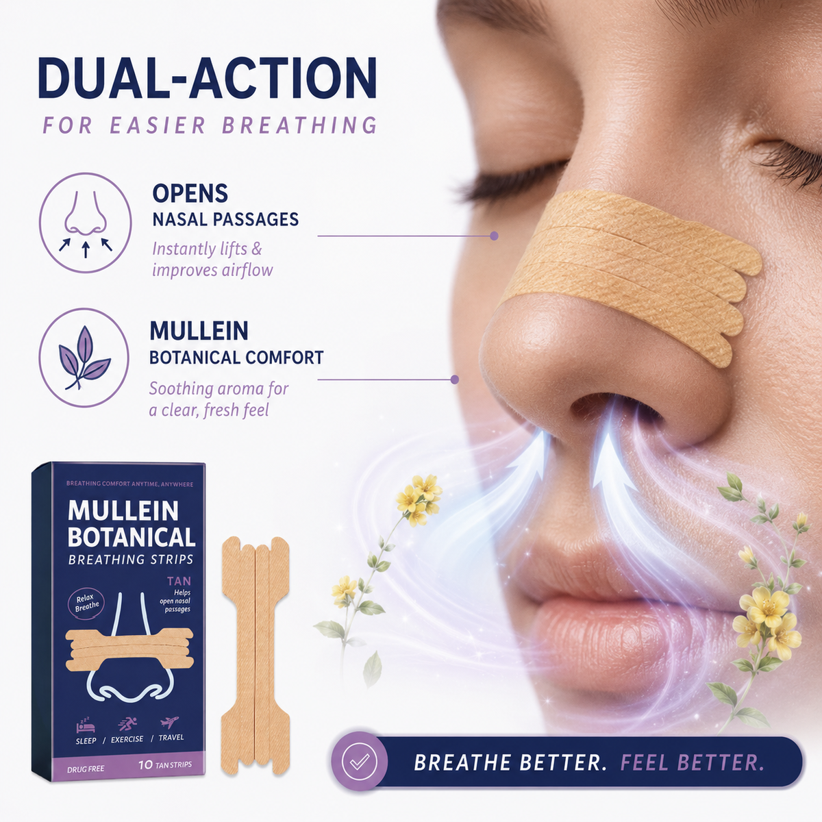 Mullein Botanical Breathing Strips