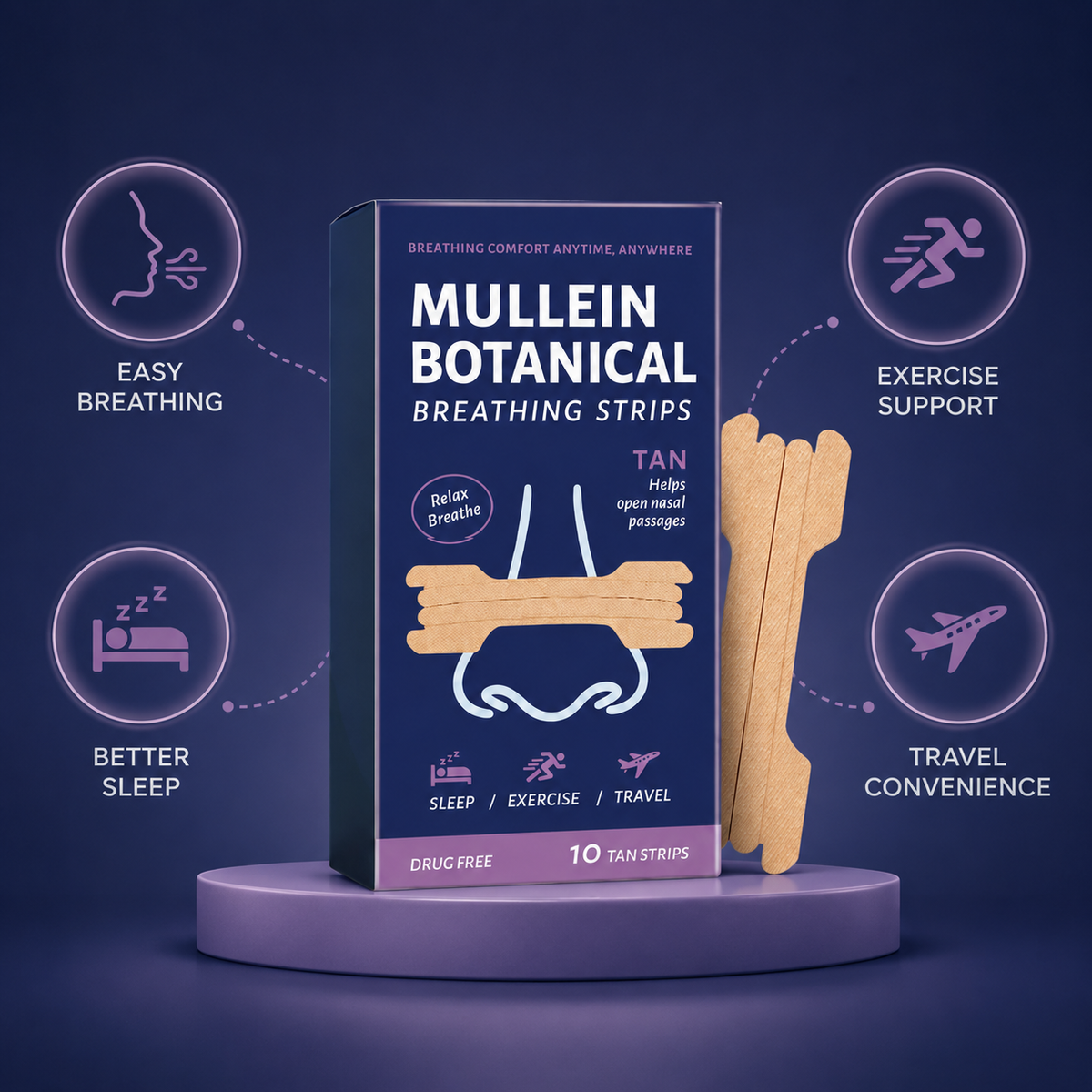 Mullein Botanical Breathing Strips