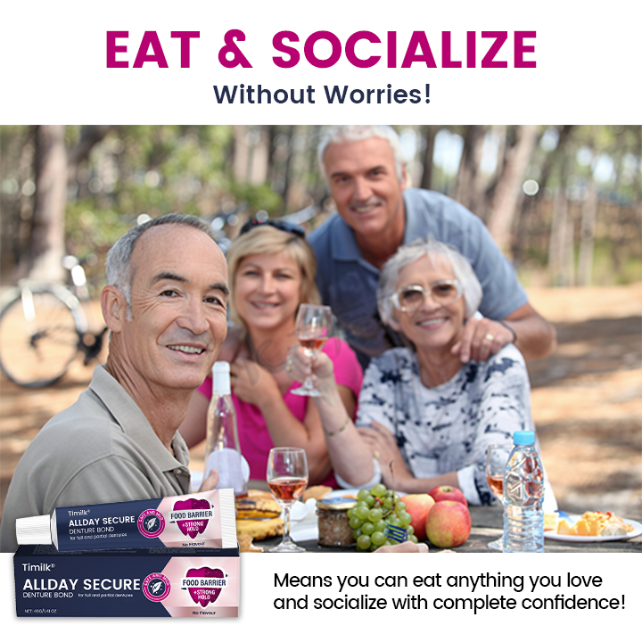 Timilk® AllDay Secure Denture Bond🔥