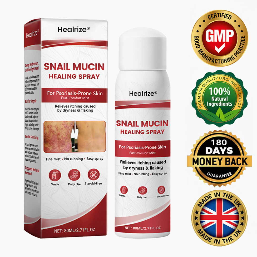Healrize® Snail Mucin Healing Spray – Relief for Sensitive & Flare-Up Skin
