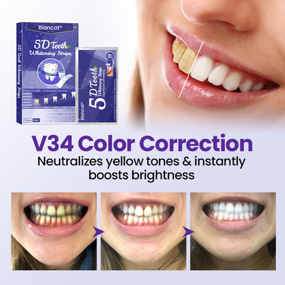 Biancat® 5D Teeth Whitening Strips🌟