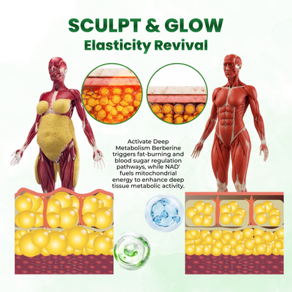 Timilk® SculptAura Moringa • Berberin + NAD+ 10-in-1 Nano-Microneedle-Patch