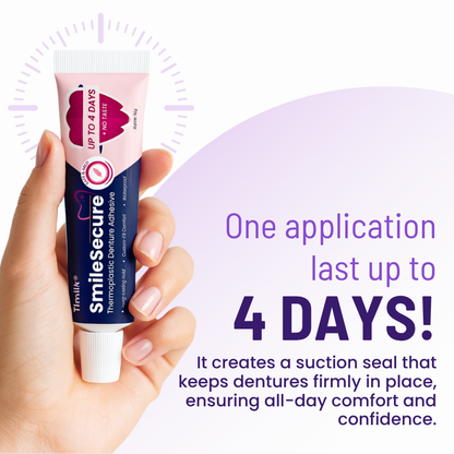 Timilk® SmileSecure Thermoplastic Denture Adhesive