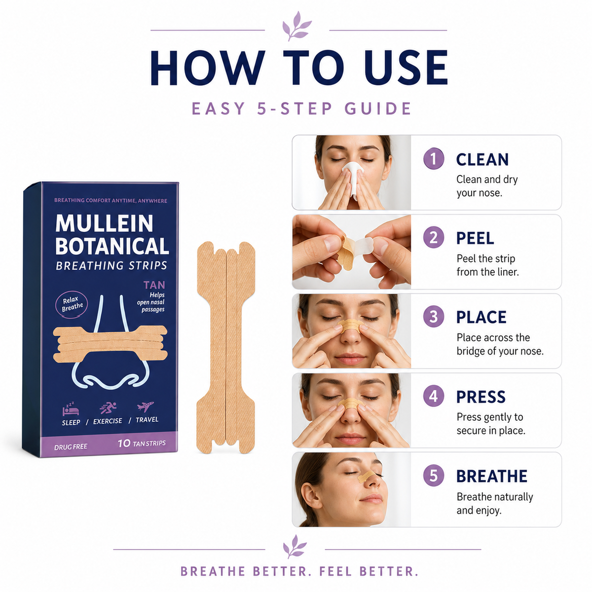 Mullein Botanical Breathing Strips