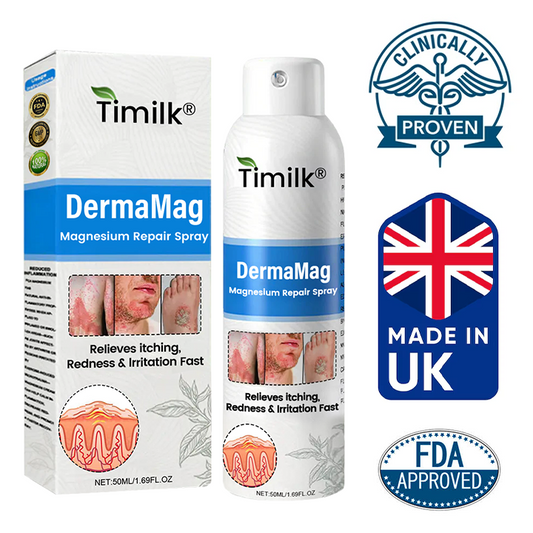 ✅ Official Store: Timilk® DermaMag Magnesium Repair Spray 🔥 FDA Certified (Clinically Proven Relief for Psoriasis, Eczema, and Chronic Skin Irritation 🌿)